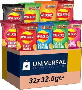 Walkers Crisps Variety Box (32 Pack)