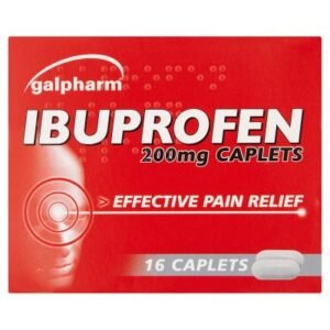 Galpharm Ibuprofen 200mg Caplets (16 Caplets)