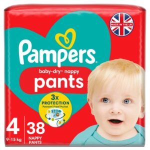 Pampers Baby-Dry Nappy Pants (Size 4, 38 Nappy Pants)
