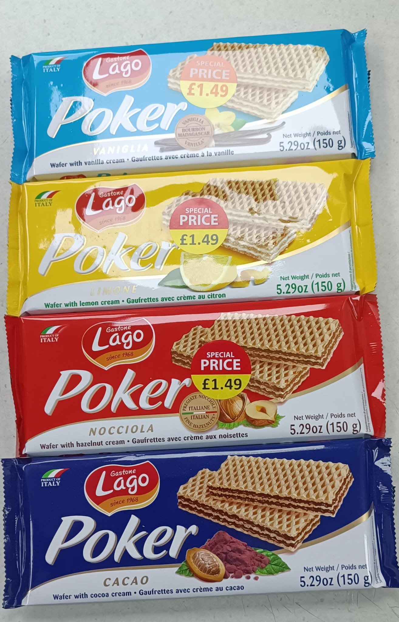 Lago Poker Wafers